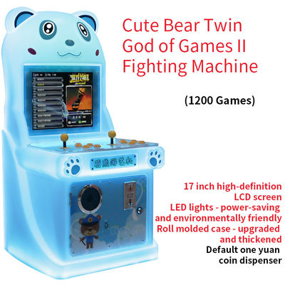 Máy chơi game thùng hai người chơi 19 inch với máy chơi game chiến đấu God of Games bằng xu