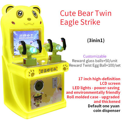Trò chơi bắn súng trò chơi arcade 2 người chơi chiến tranh đại bàng tấn công bắn súng trò chơi 17 inch