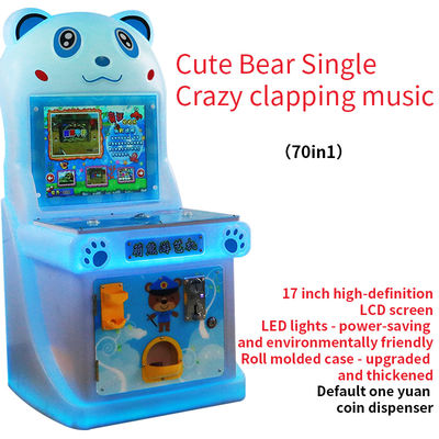 Trò chơi Arcade đơn người chơi của trẻ em Máy chơi nút 17 inch