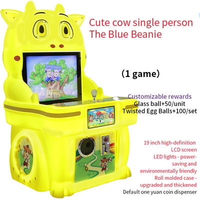 coin op arcade Children's Mall Robot Little Blue Hat Adventure Một người Joystick Game Machine