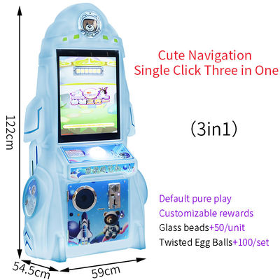 Thiết kế máy chơi game Arcade của trẻ em Play Star Rocket Indoor