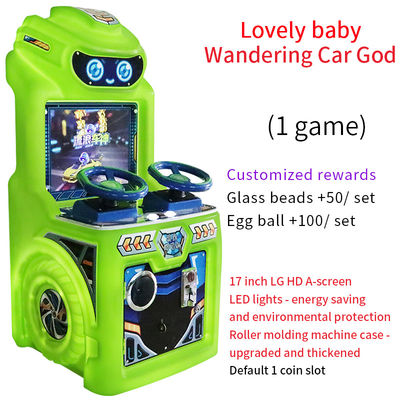 Bán trực tiếp từ nhà máy máy chơi game arcade màn hình LCD 17 inch cho trẻ em, dùng xu, dành cho trò chơi đua xe hai người chơi