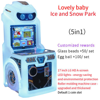 Máy chơi game điện tử trong nhà 17 inch, thiết bị giải trí đô thị, máy chơi game cho trẻ em