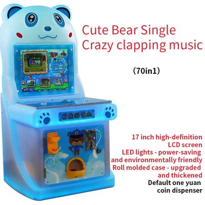 Máy chơi trò chơi video mini arcade máy chơi trò chơi trên bàn hoạt động bằng tiền xu